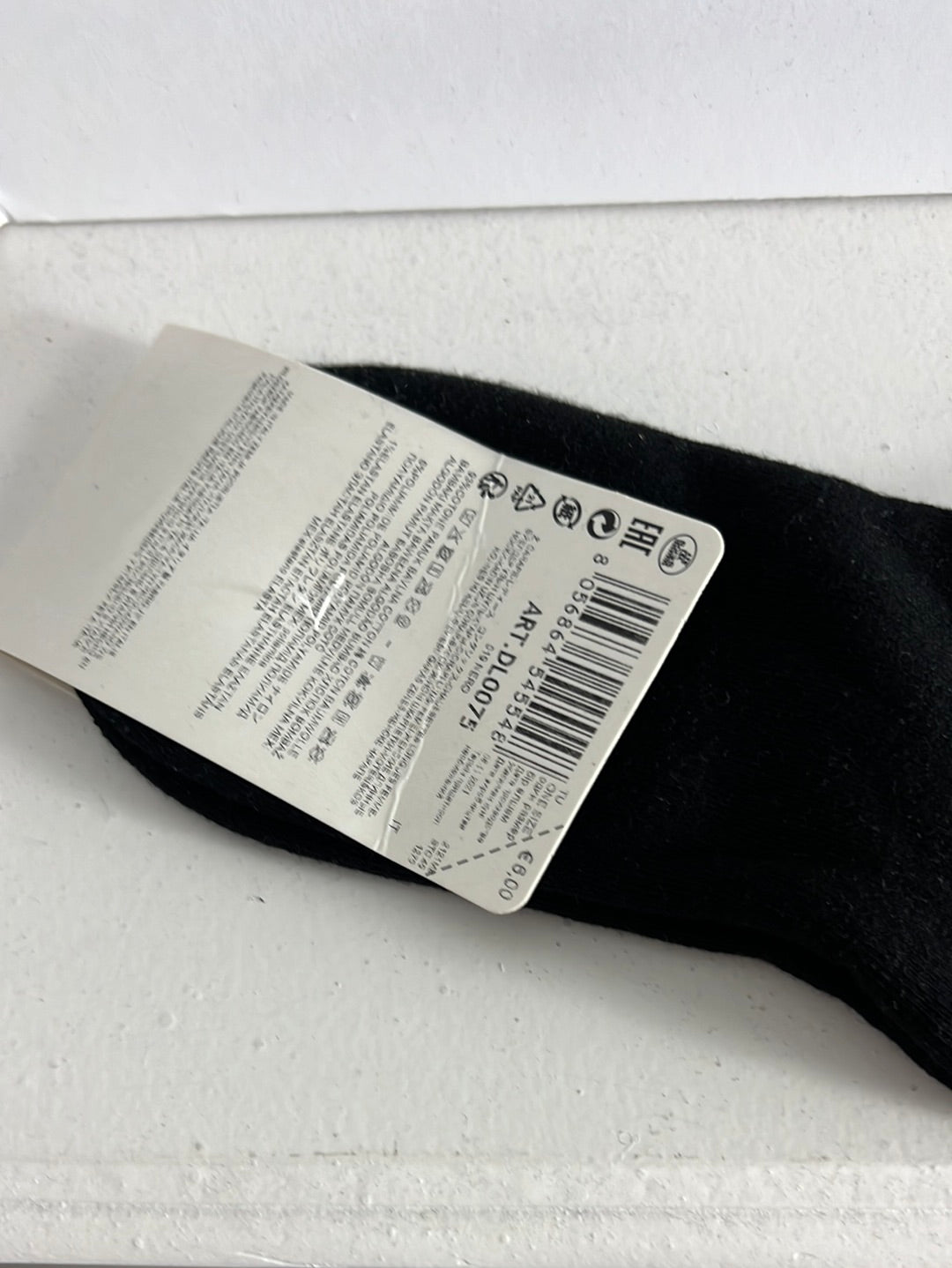 CALZEDONIA. Calcetines negros gruesos. T35-39