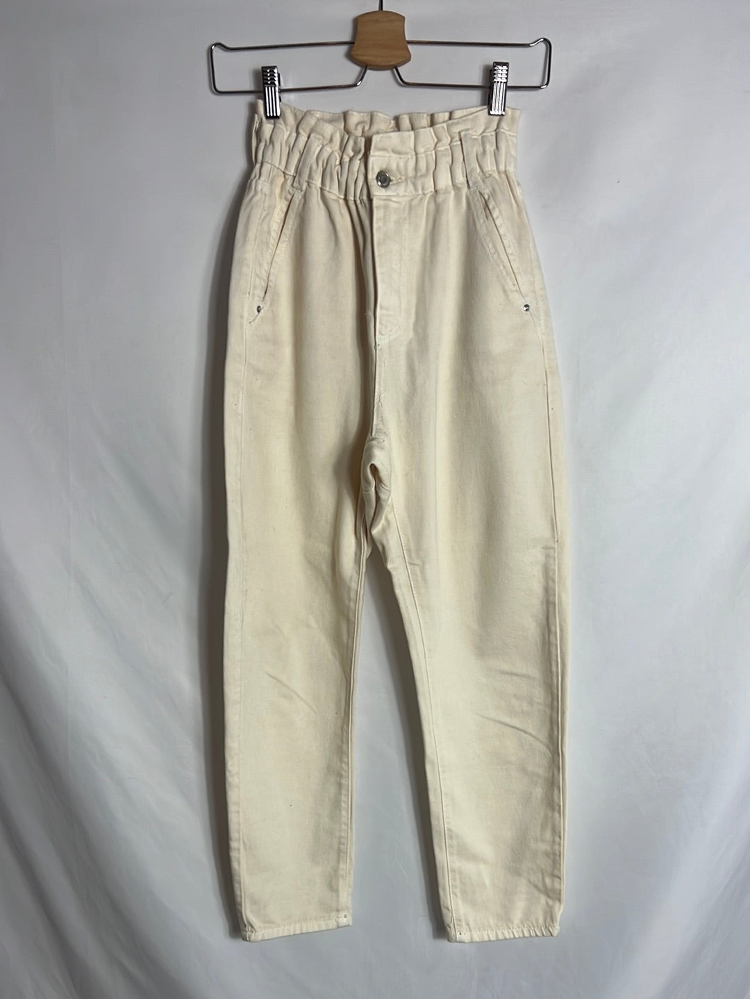 Pantalón slouchy beige T 32 – Hibuy market