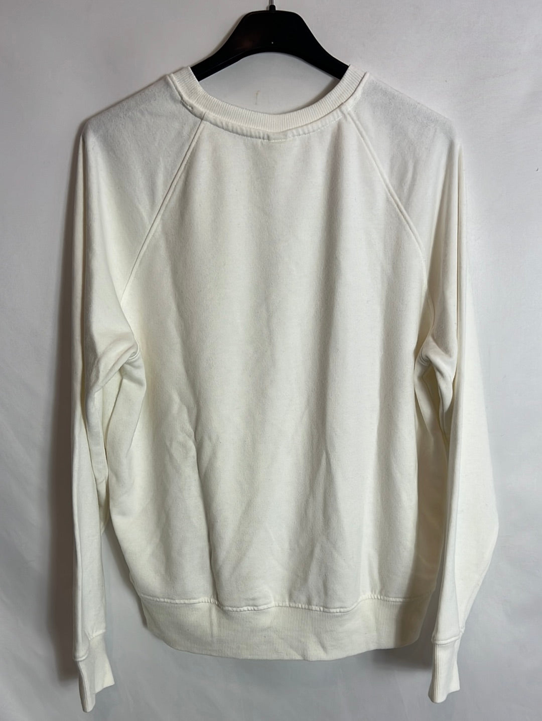 H&M. Sudadera blanca básica. T XS