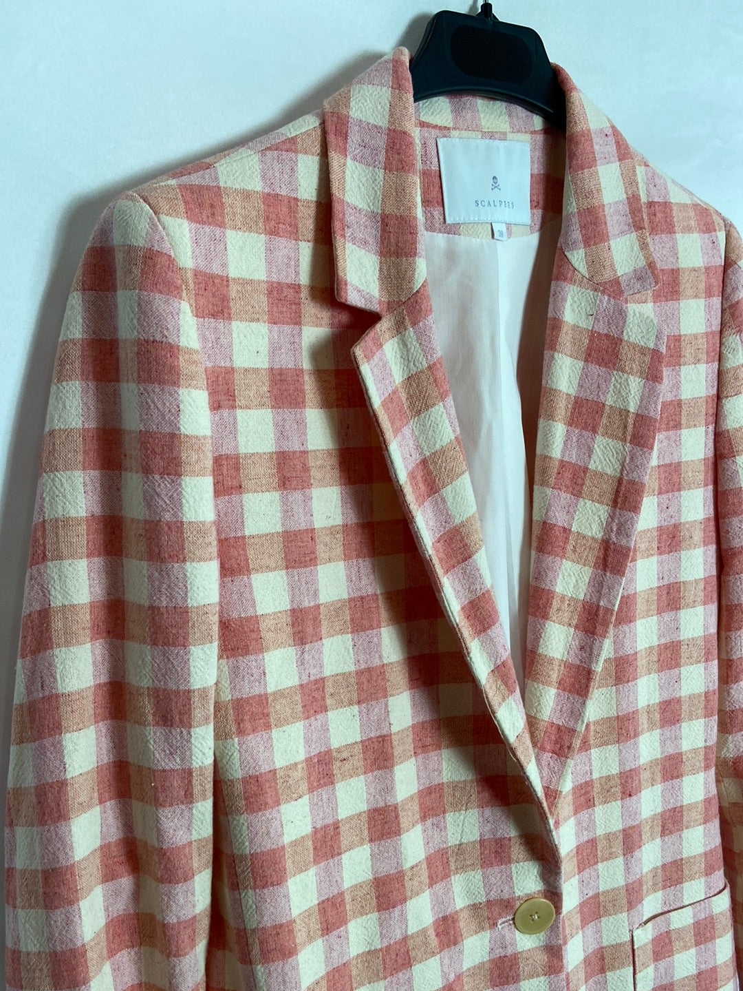 SCALPERS. Blazer de cuadros T.38