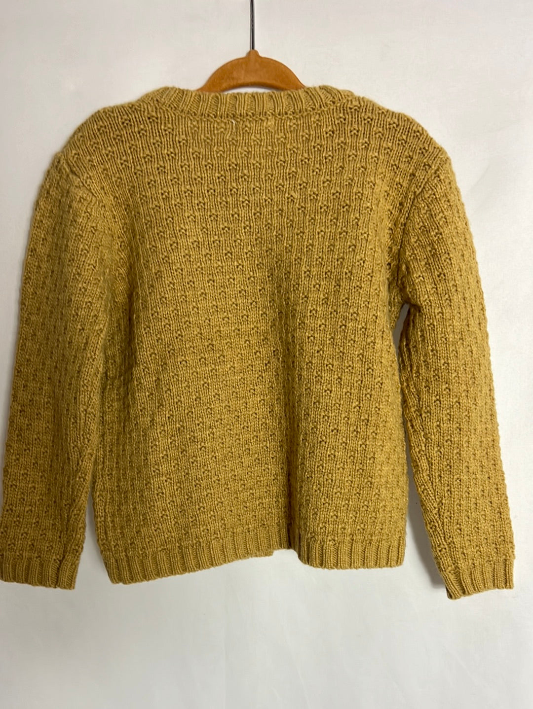 GOCCO. Chaqueta mostaza textura. T 3-4 años