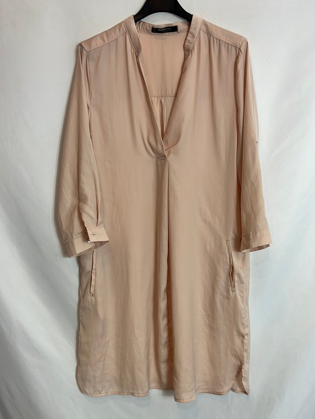 MANGO. Light pink flowing dress. TS – Hibuy market