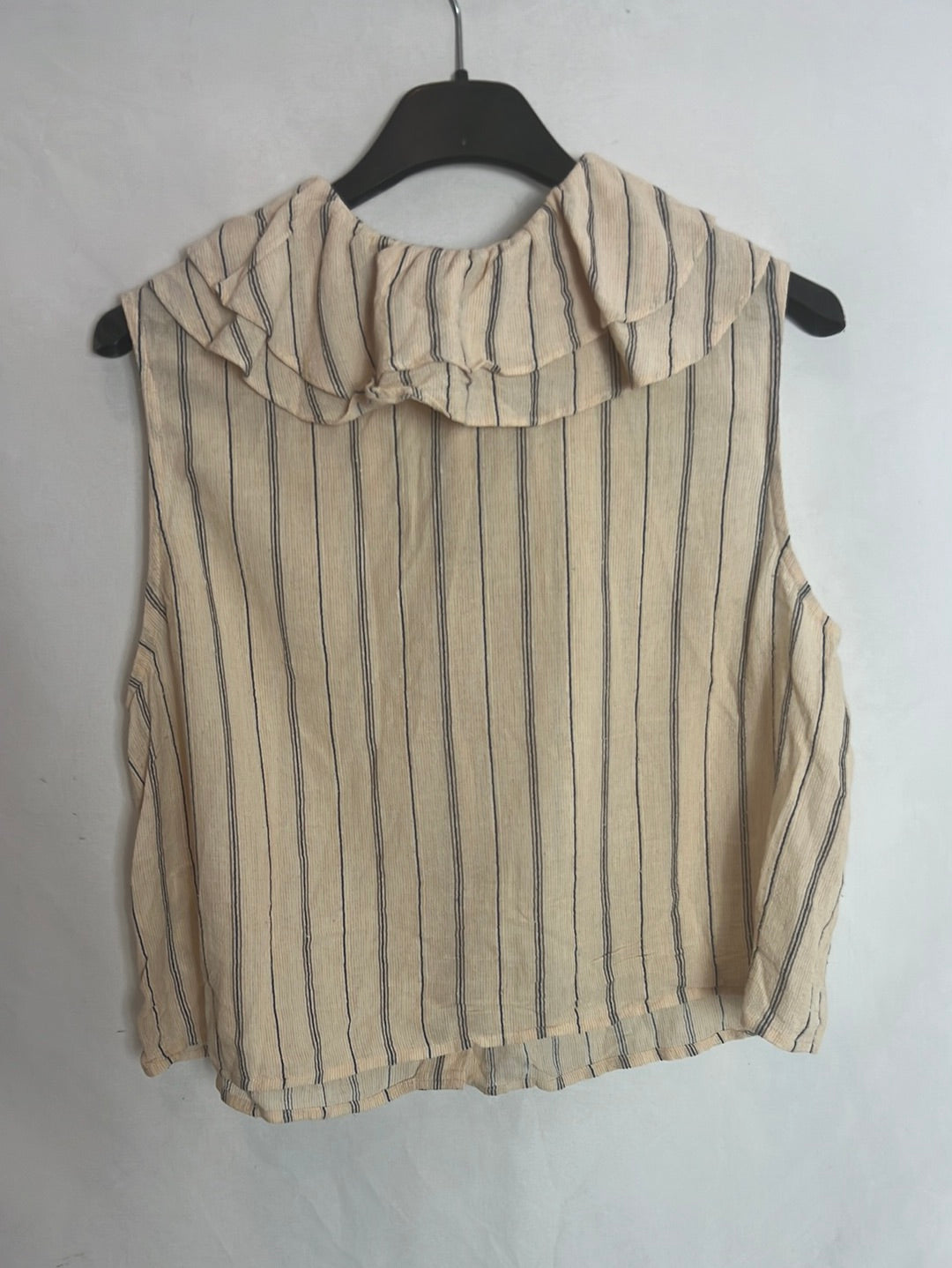 SESSUN. blusa beige rayas T.l