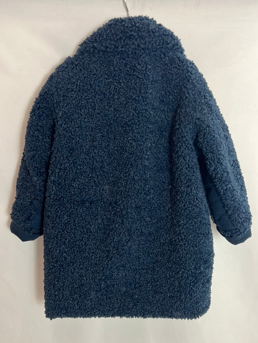 ZARA. Blue sheepskin coat. Size 6 years