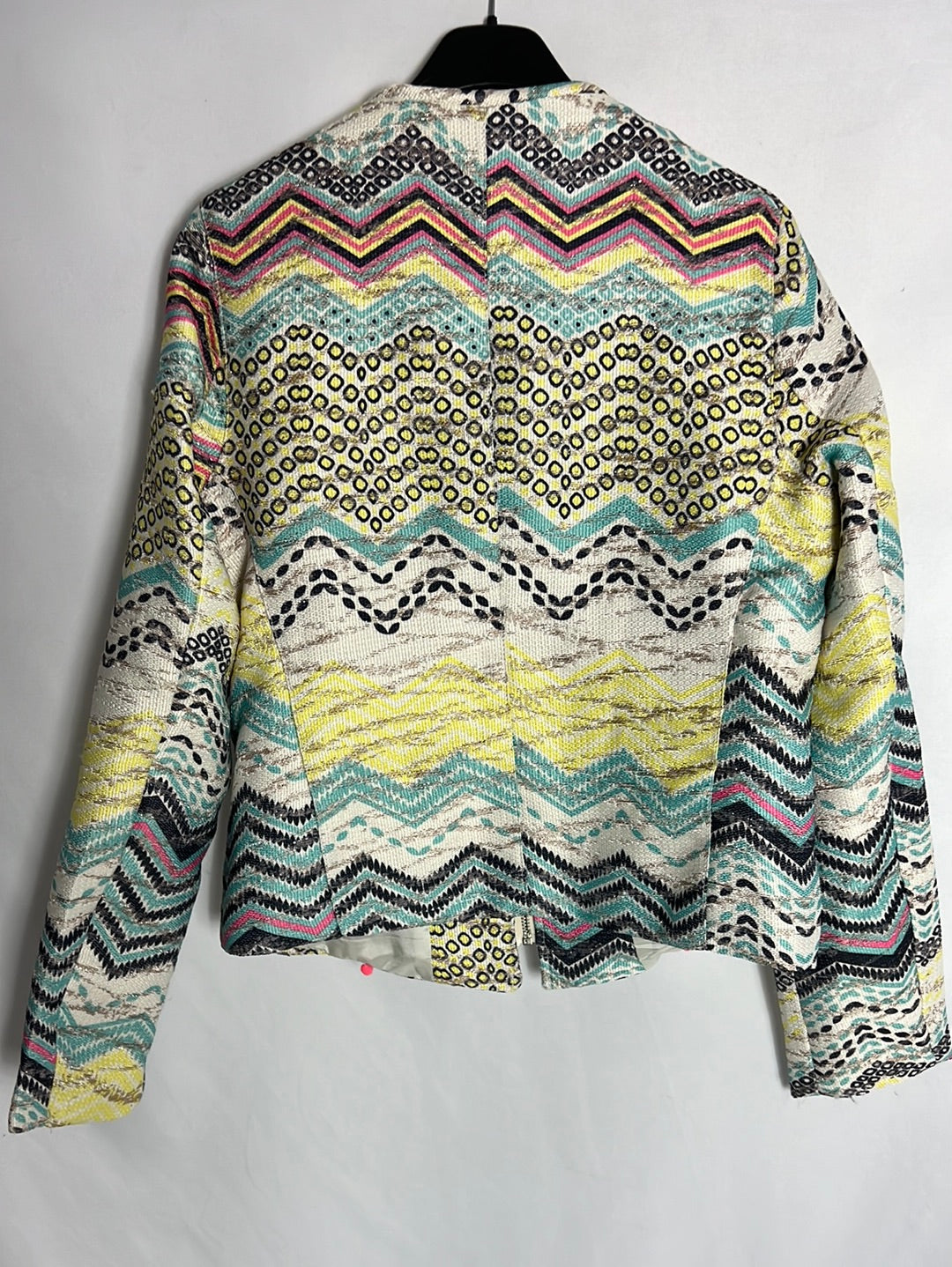 JUBYLEE. Chaqueta multicolor texturas. T S/M