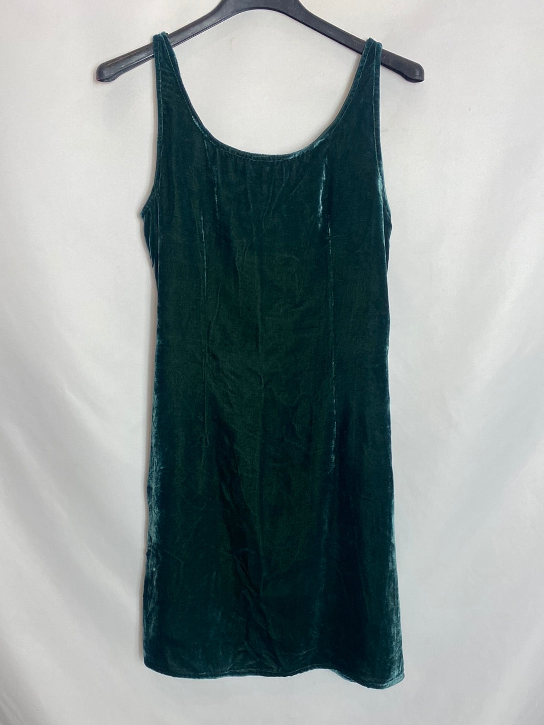 NICOLÍ. Vestido corto sin mangas terciopelo T.18