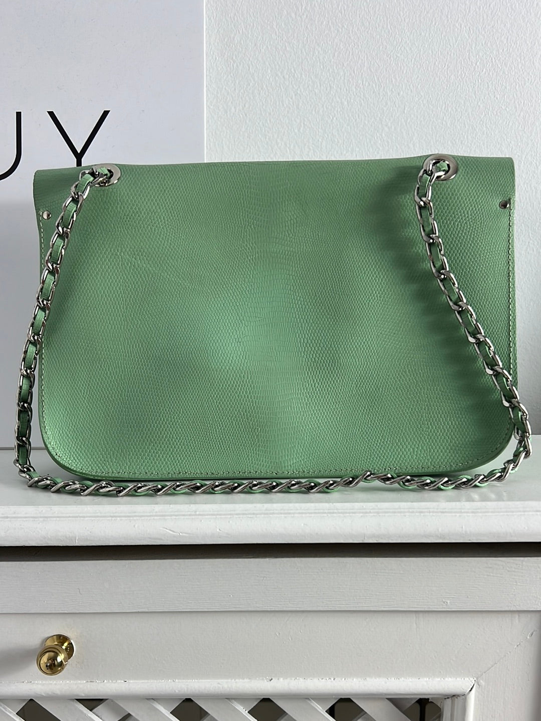 ICON. Bolso verde claro
