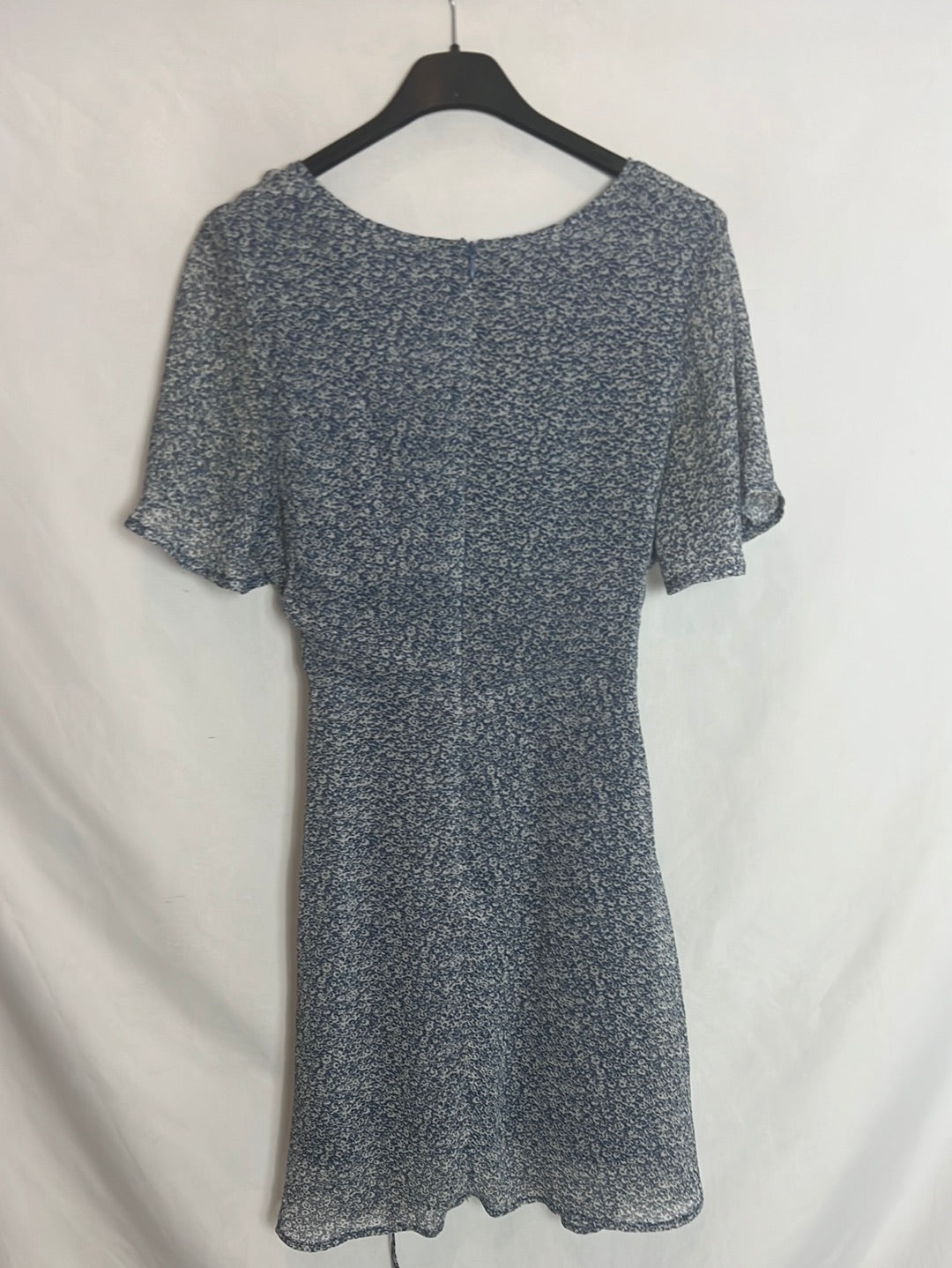 AMENAH. Blue floral dress T.1(s)
