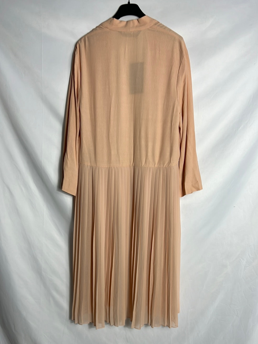 ZARA. Pink pleated kimono Ts