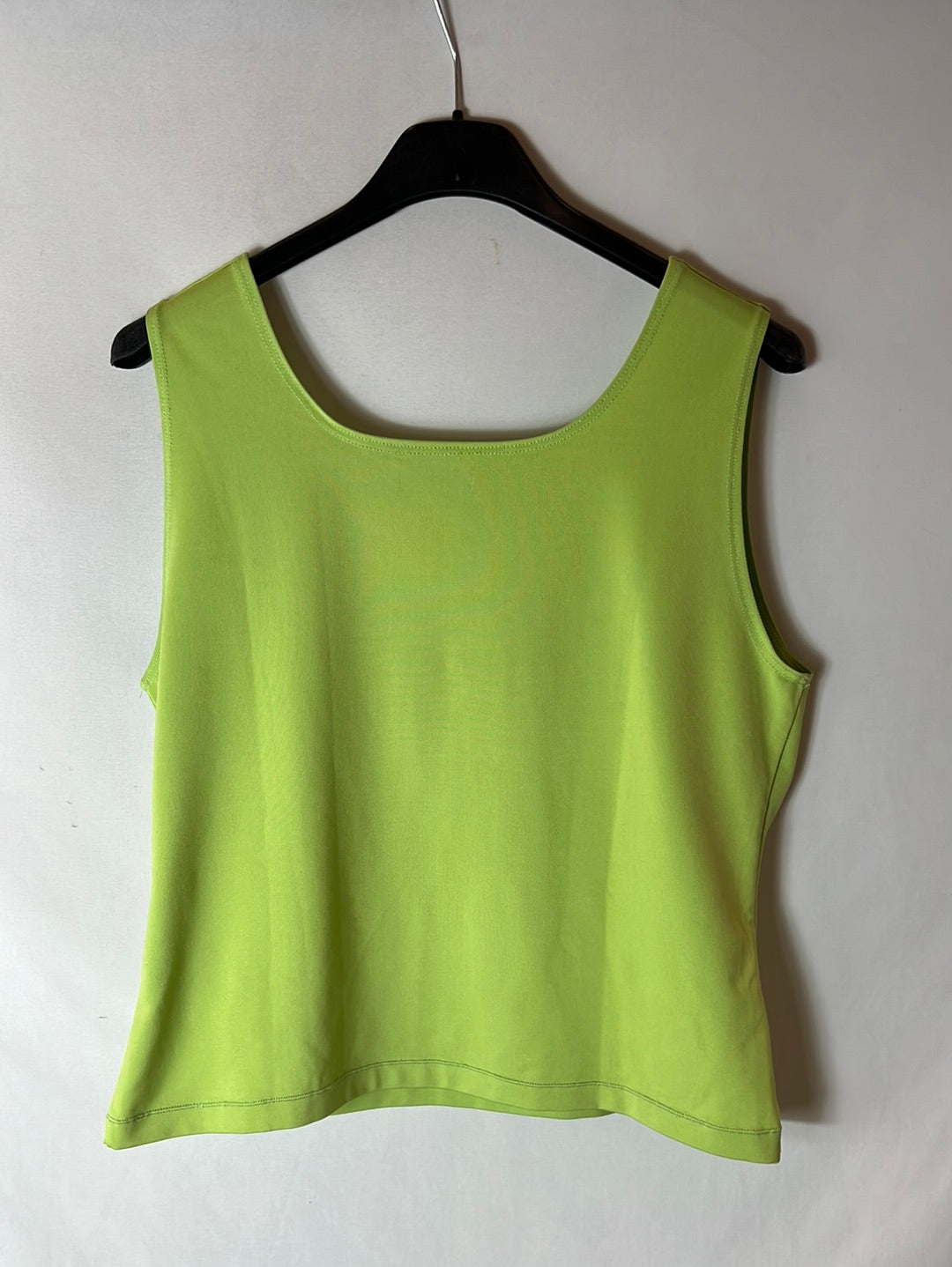 OTHERS. Pink and green stretch top. TS/M