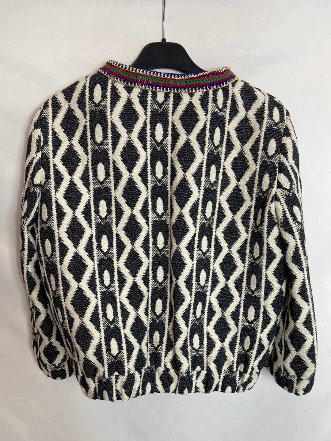 MANGO. Bomber negra étnica T.m