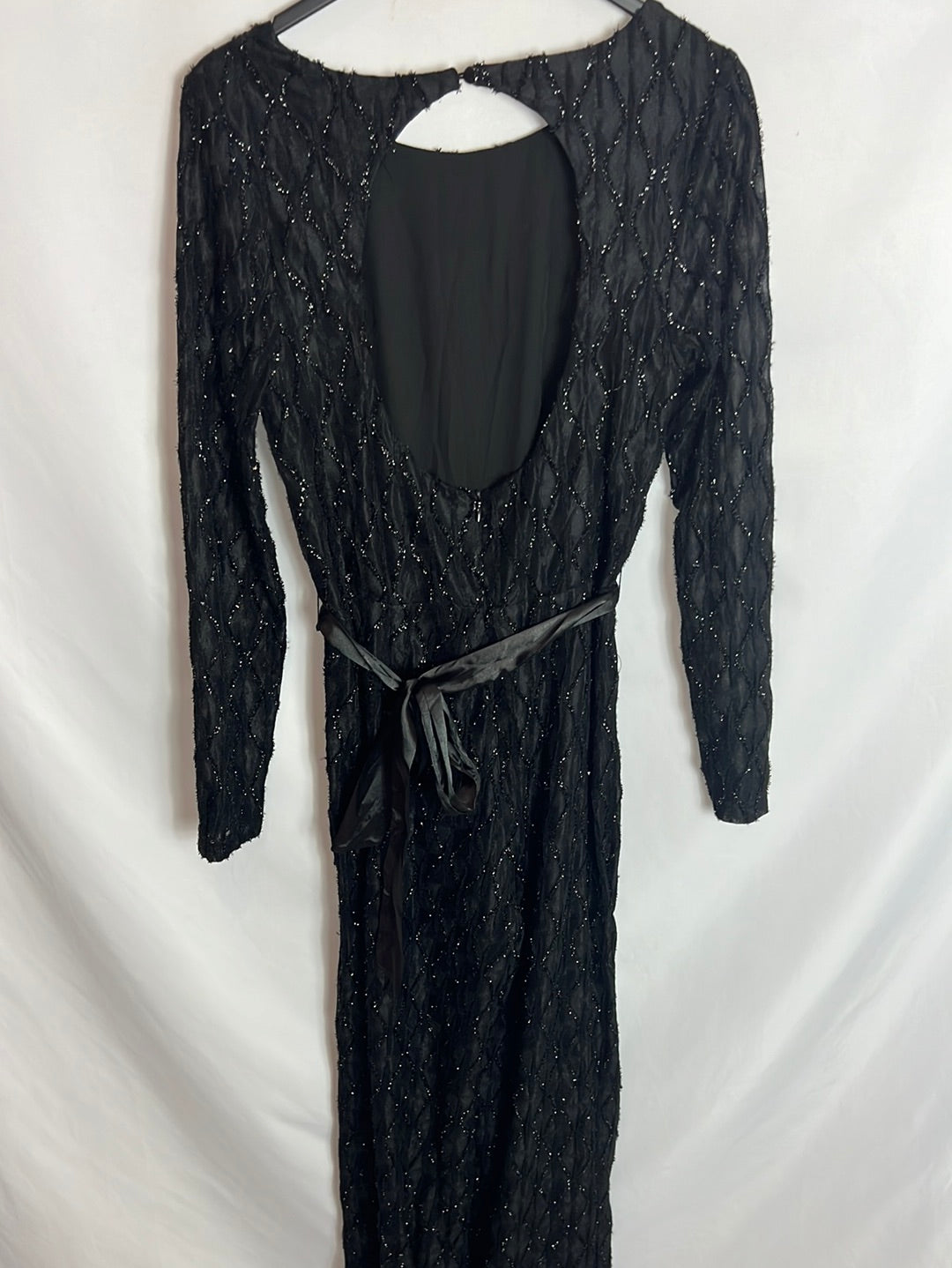 MOLLY BRACKEN. Mono negro largo hilos TU(S)