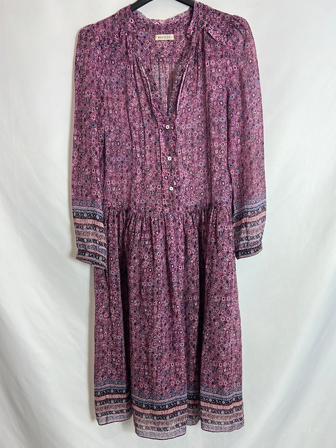 masscob silk dress Masscob Silk Long Dress - Red Dresses, Clothing - W4621869