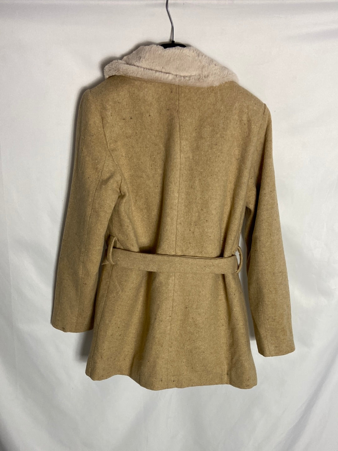TRENDYOL. Beige cloth coat size 34
