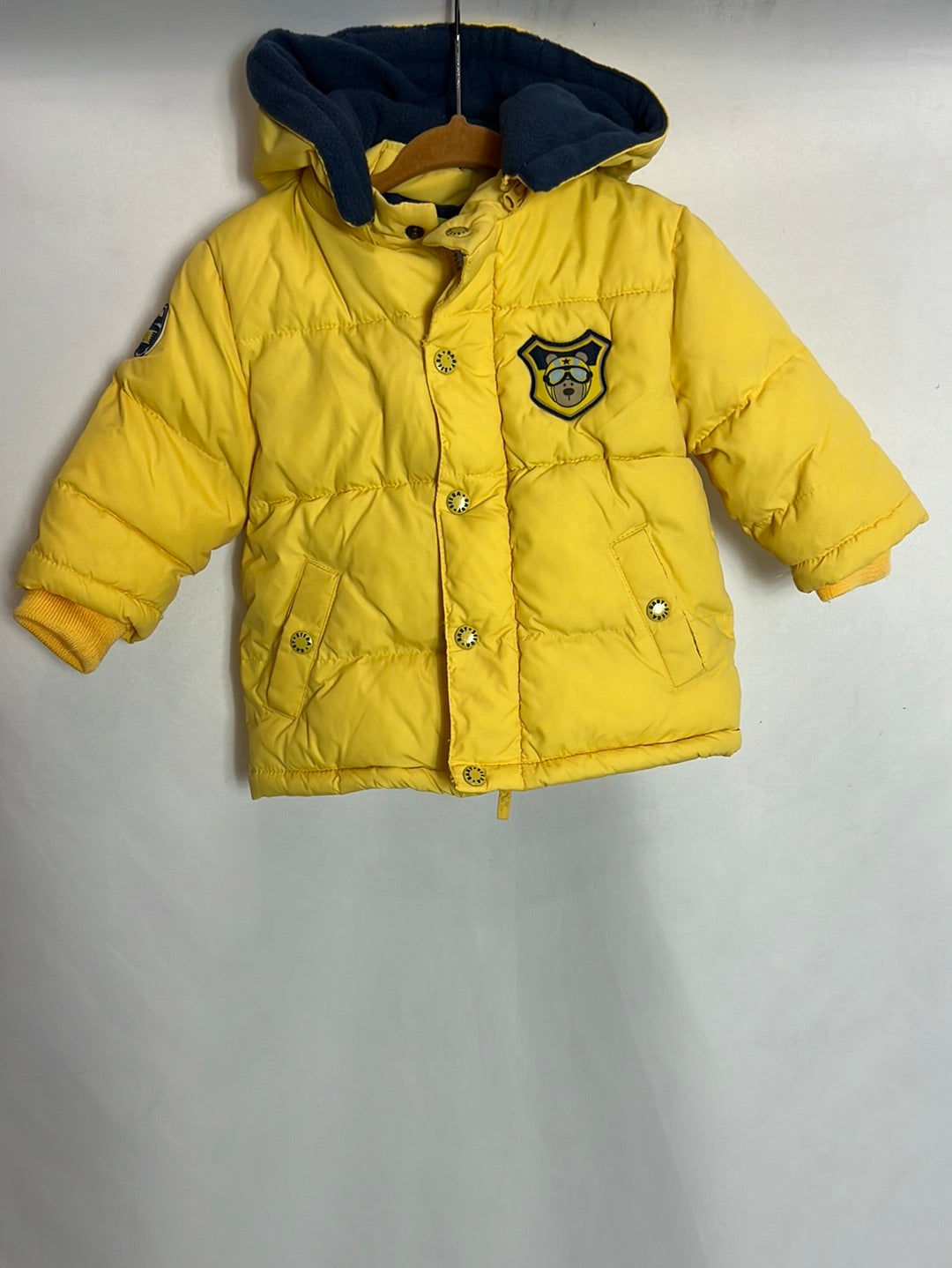 Yellow hooded Size 6-12 months