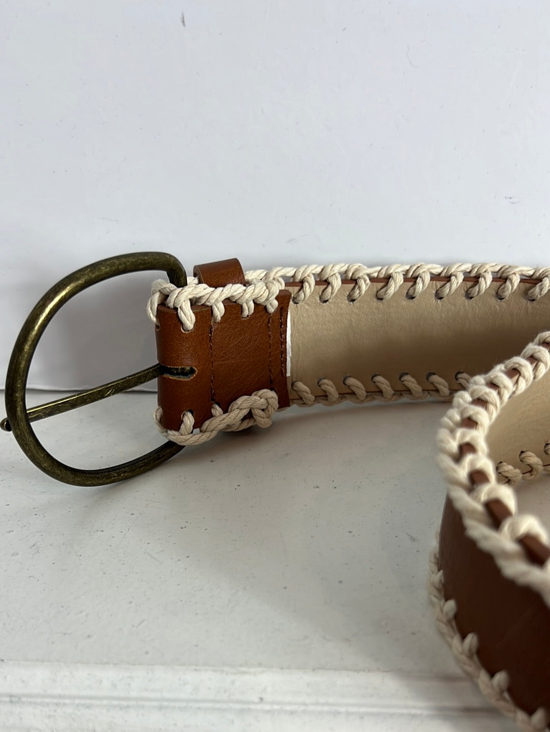 OTHERS. Camel braided belt