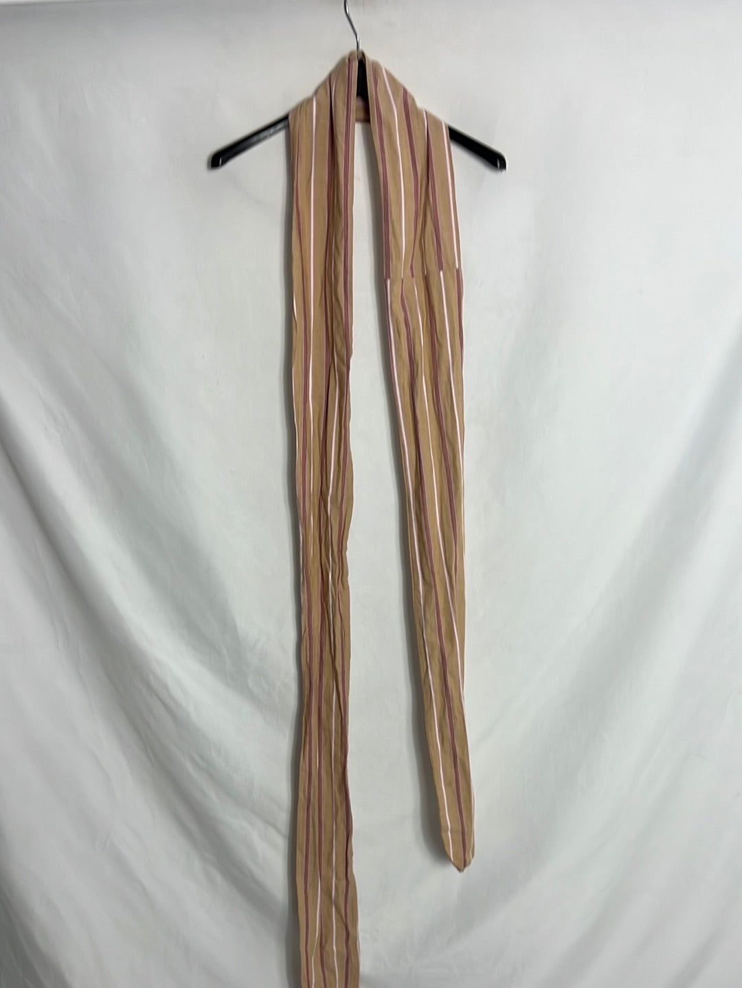 LAGANINI. Blusa rayas volantes y lazada. T XS