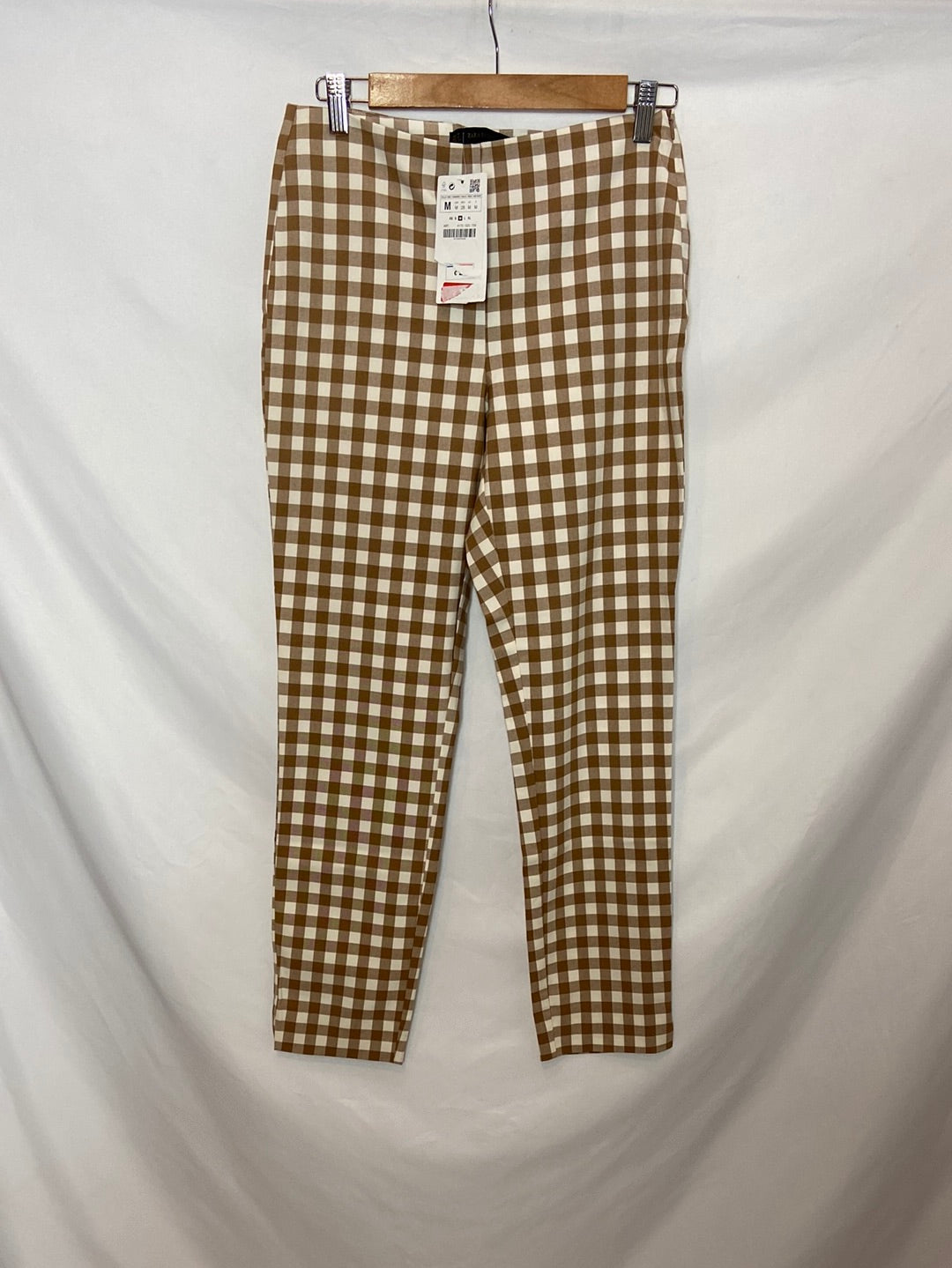 Zara straight-leg checked TM