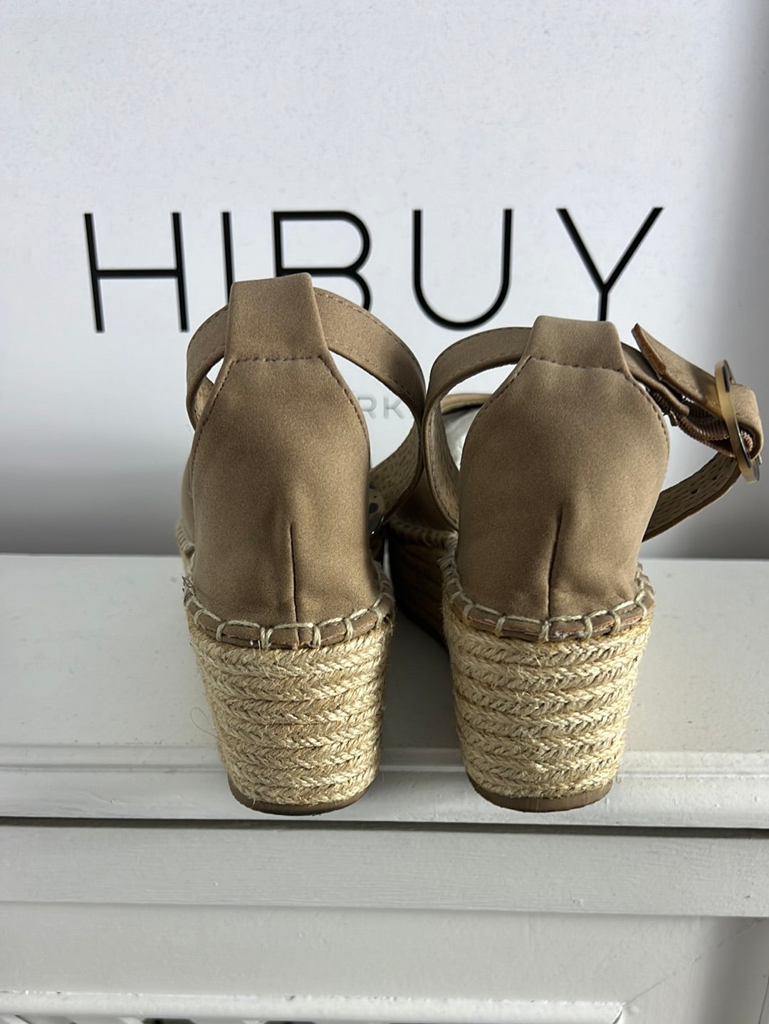 WOMEN´SECRET. Sandalia esparto beige. T 37