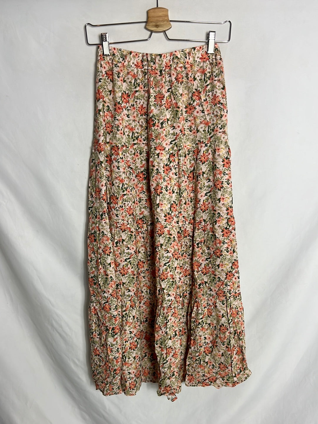 BLUGIRL. Falda larga flores T.M