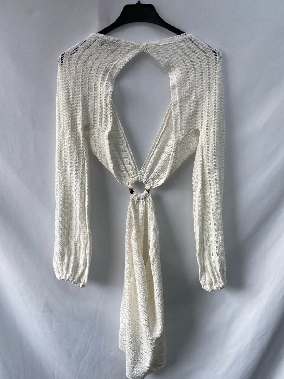 BERSHKA. Crochet dress with TS openings