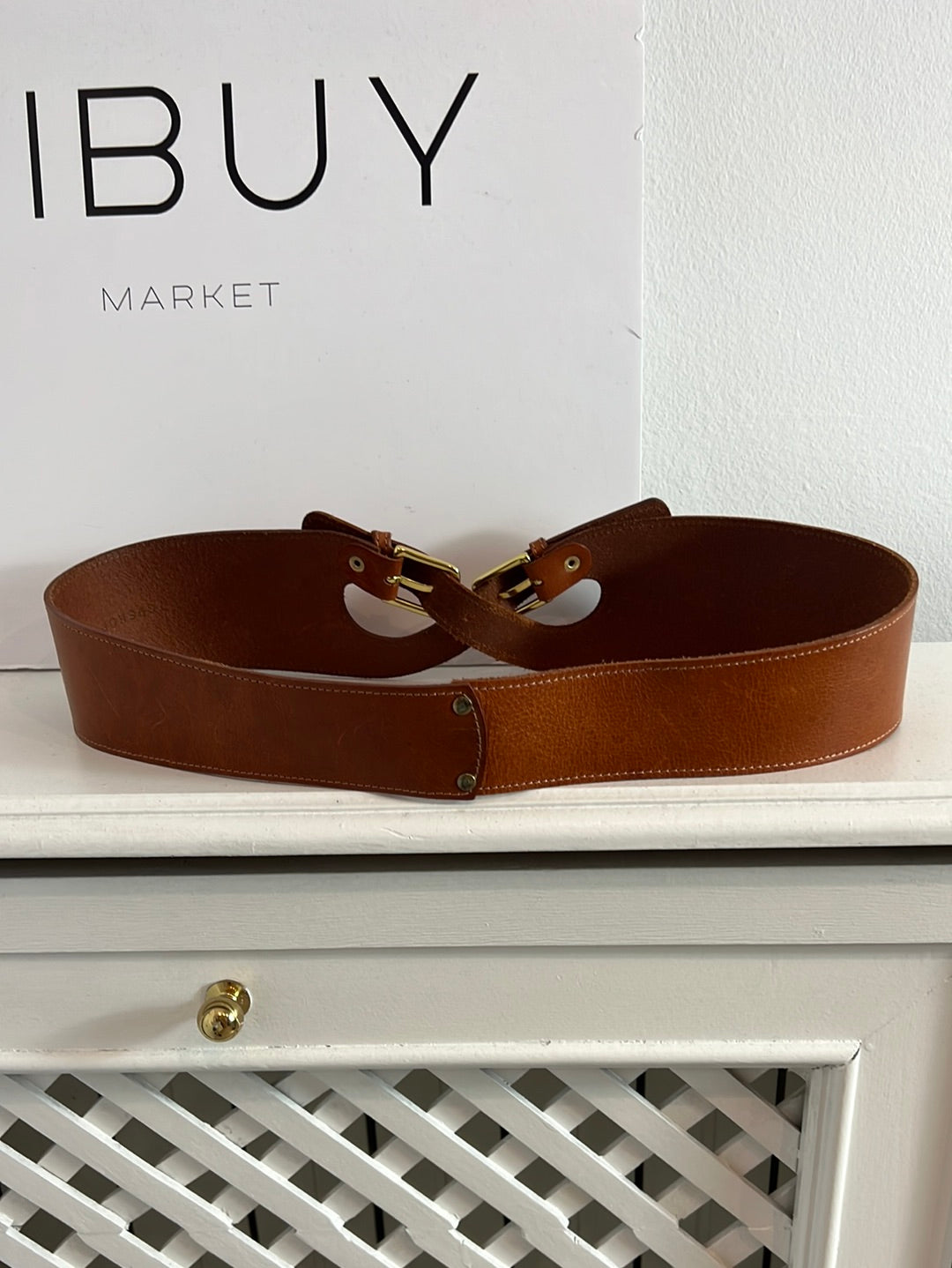 TOPSHOP. Cinturón estilo fajín piel. T 80