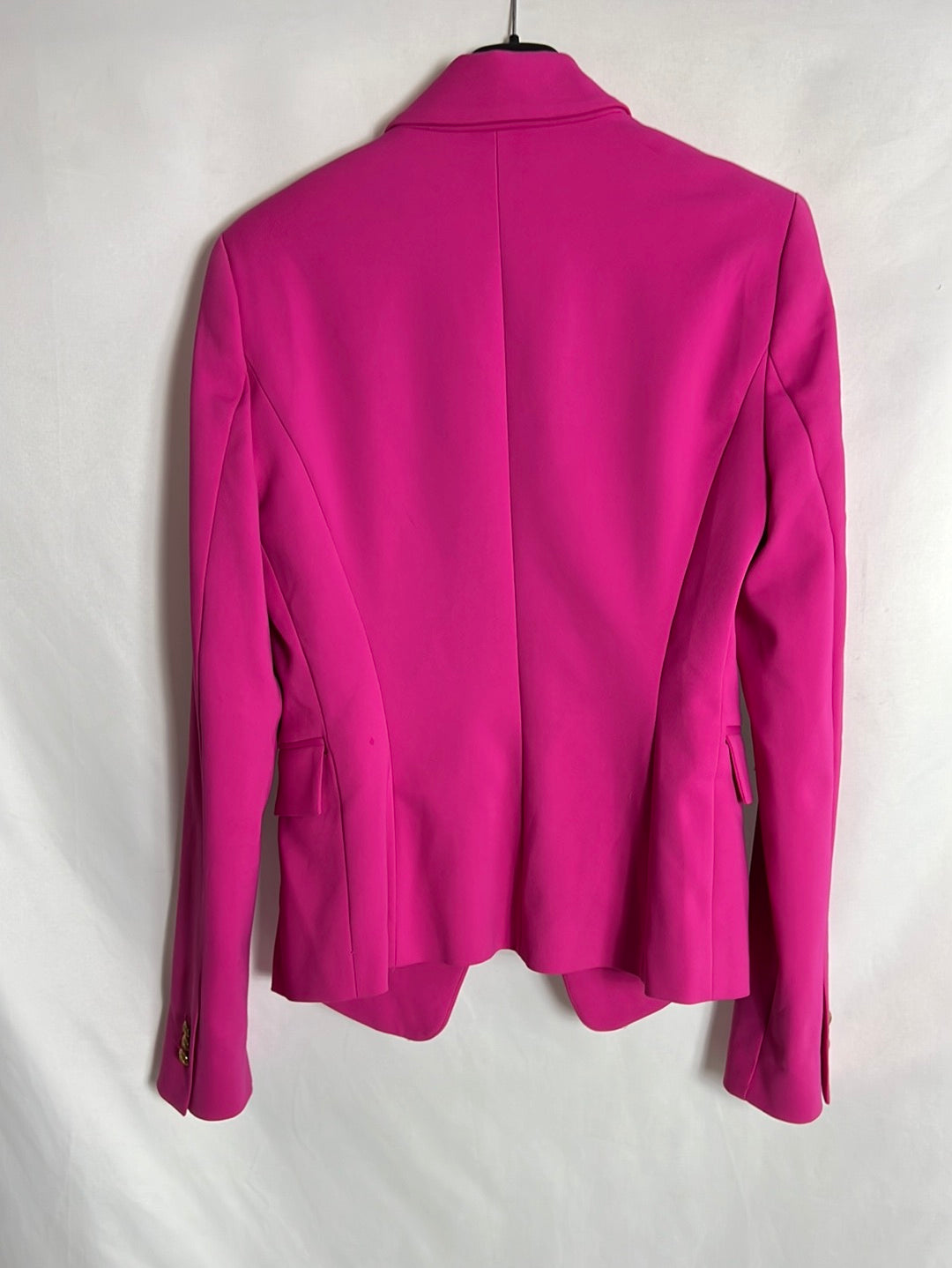 ZARA. Blazer rosa botones dorados. T S