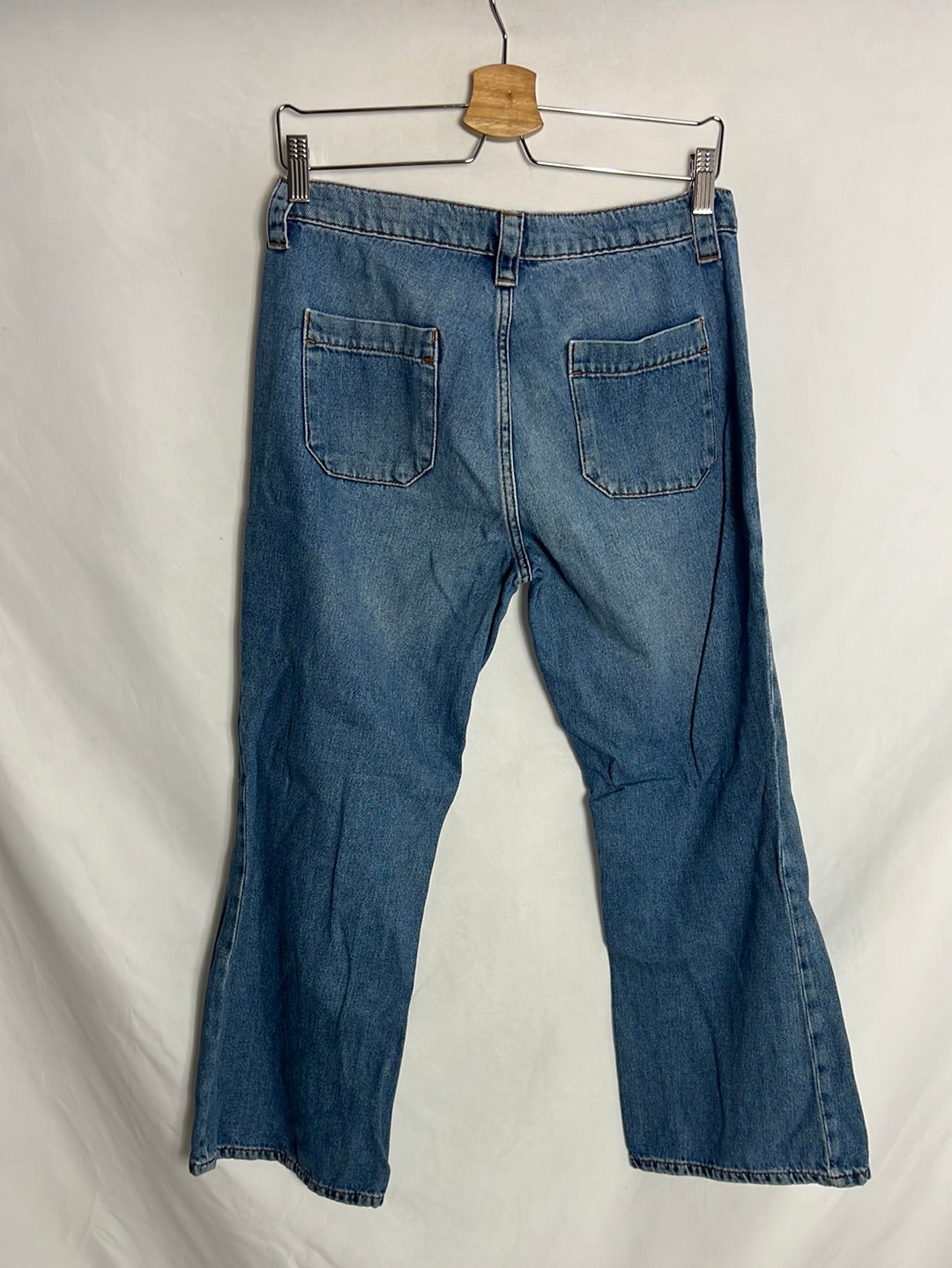 ZARA. Vaquero crop flare T.38