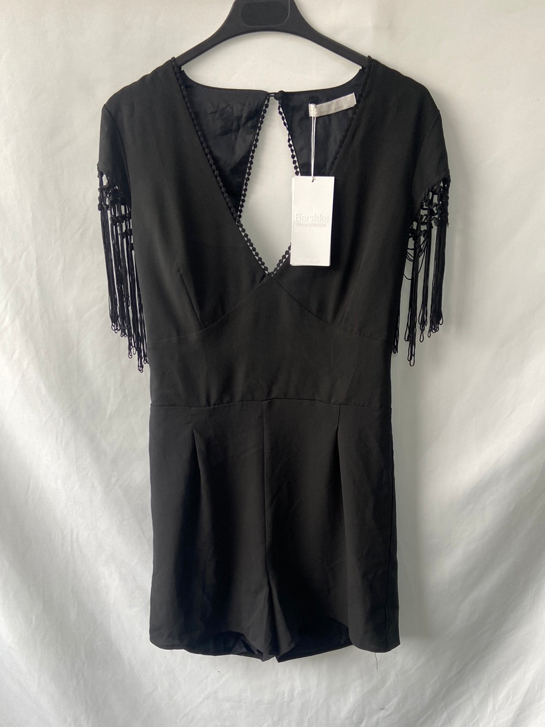 negro flecos mangas – Hibuy market - Main Image