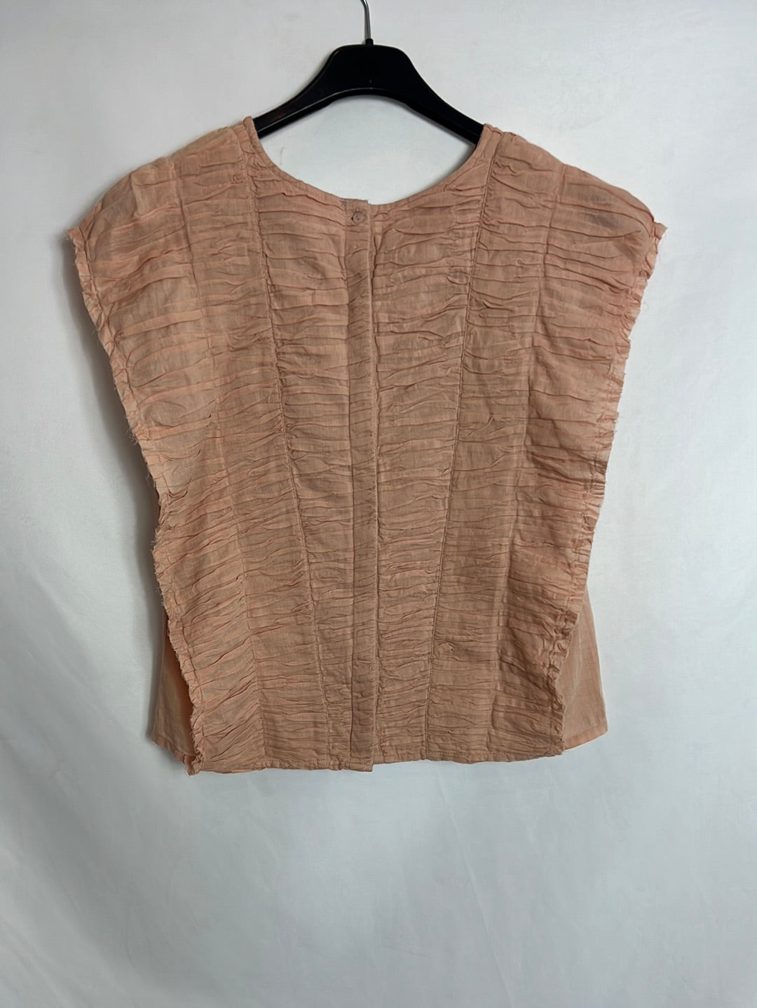INTROPIA. Ruched pink top. Size 38
