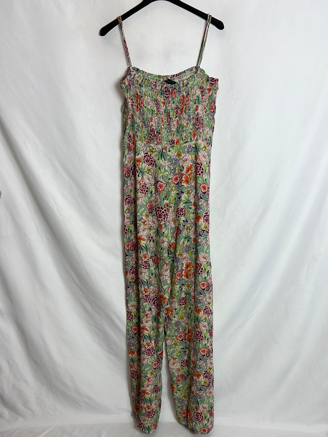 ZARA. Floral print long jumpsuit. Ts