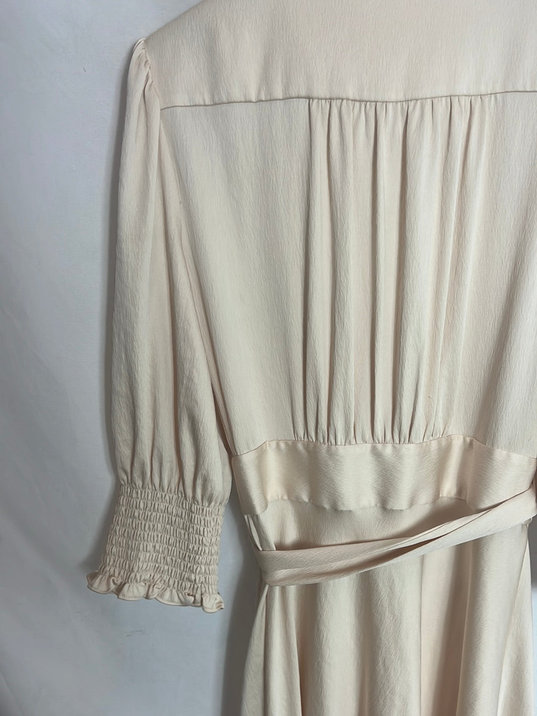 BA&HS. Beige Ts midi dress