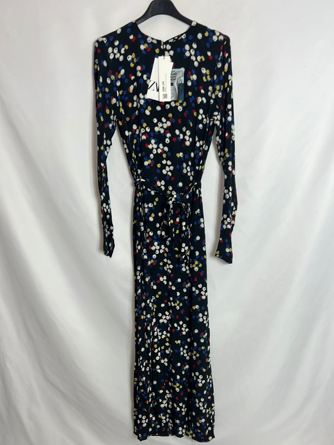 zara black polka dot midi dress ZARA. Black polka dot midi dress. Size XS – Hibuy market