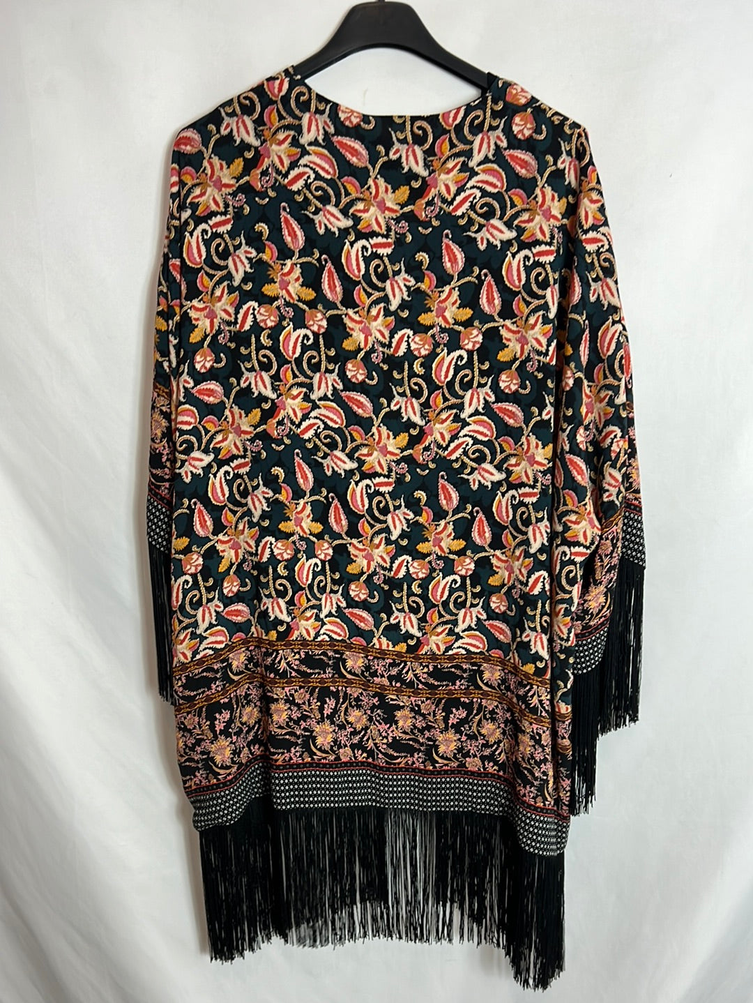 ZARA. Kimono estampado flores. T M