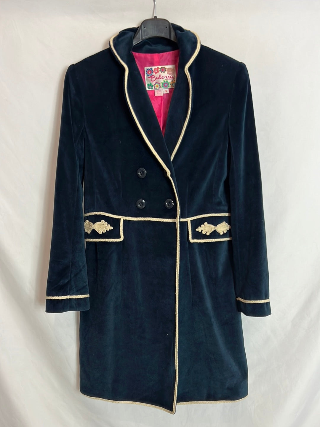 Blue velvet coat Ts