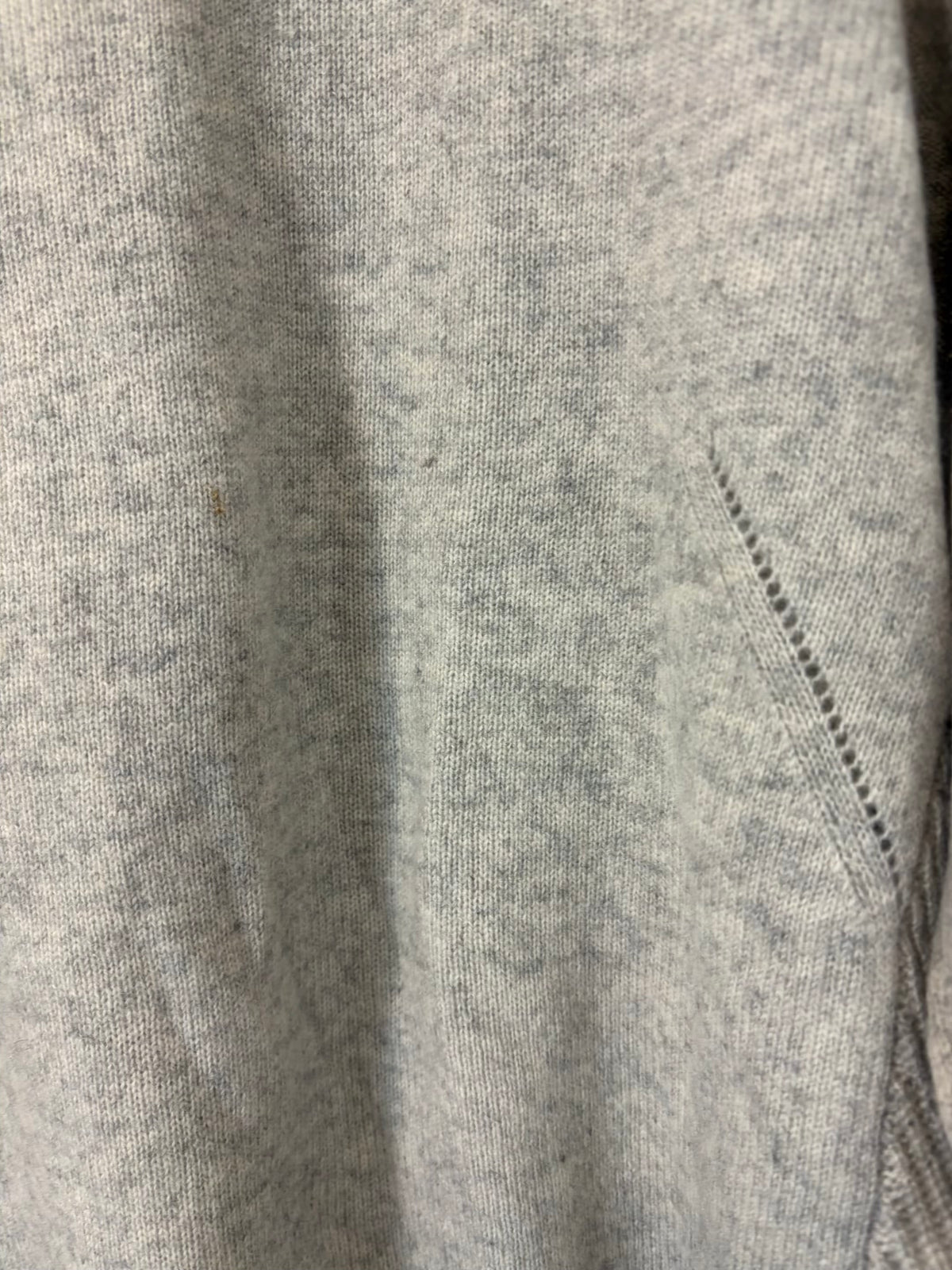 ZADIG & VOLTAIRE. Jersey gris claro 100% cashmere