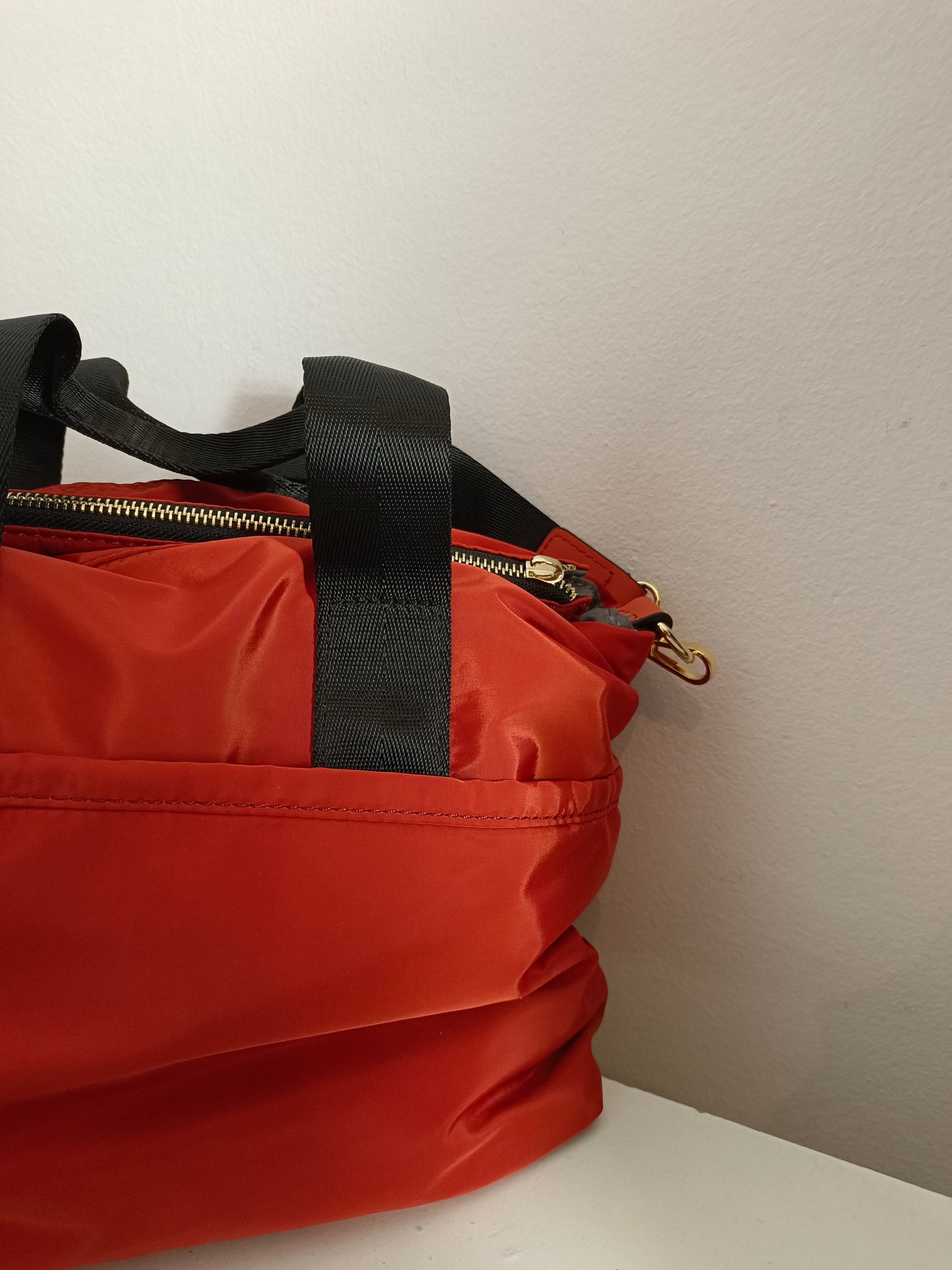 PARFOIS. Bolso lona naranja