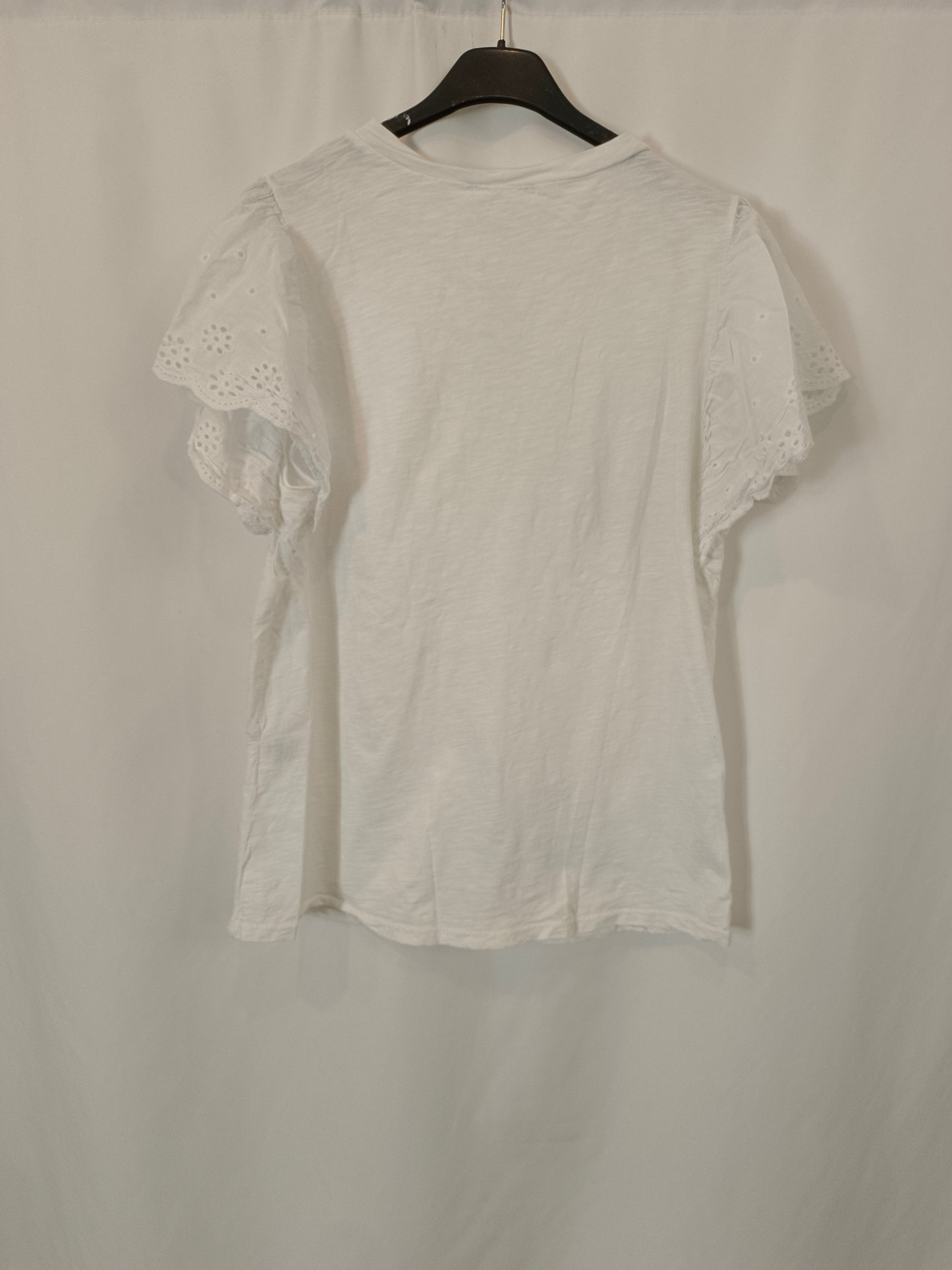 LA COMET. Camiseta blanca mangas T.l