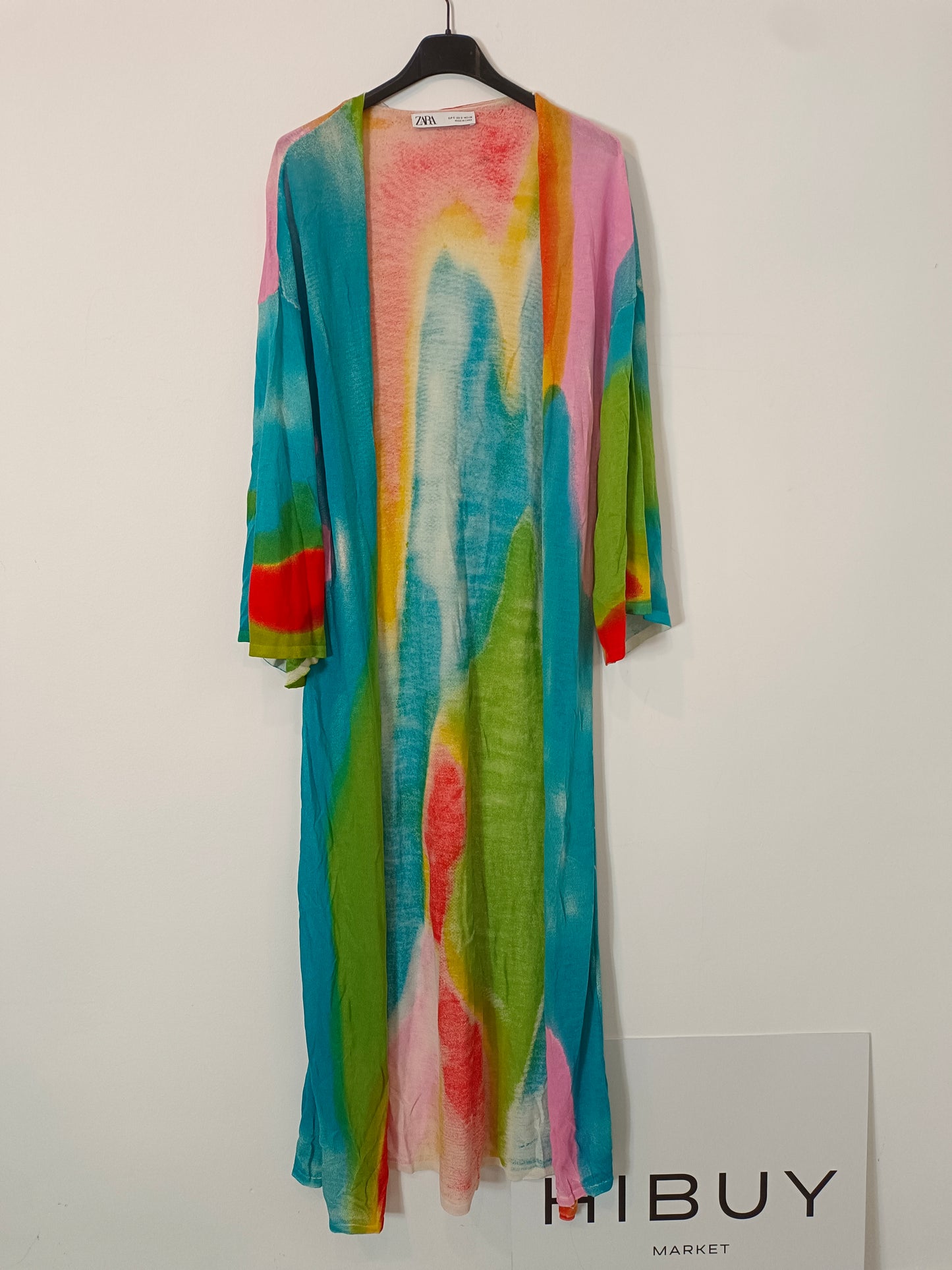 ZARA.Total look vestido y kimono T.s