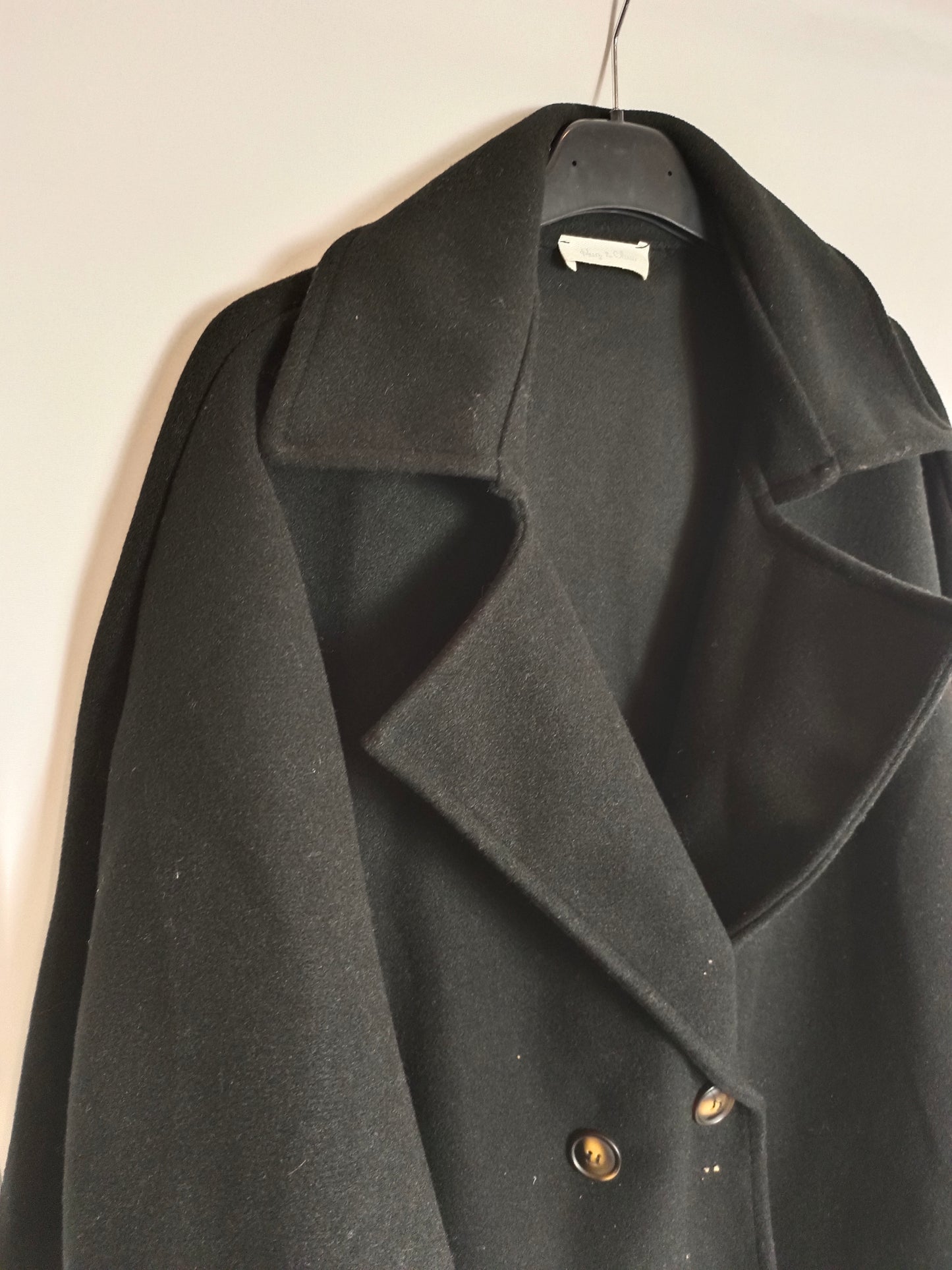 HUG&CLAU. Black cloth cape TU(S)