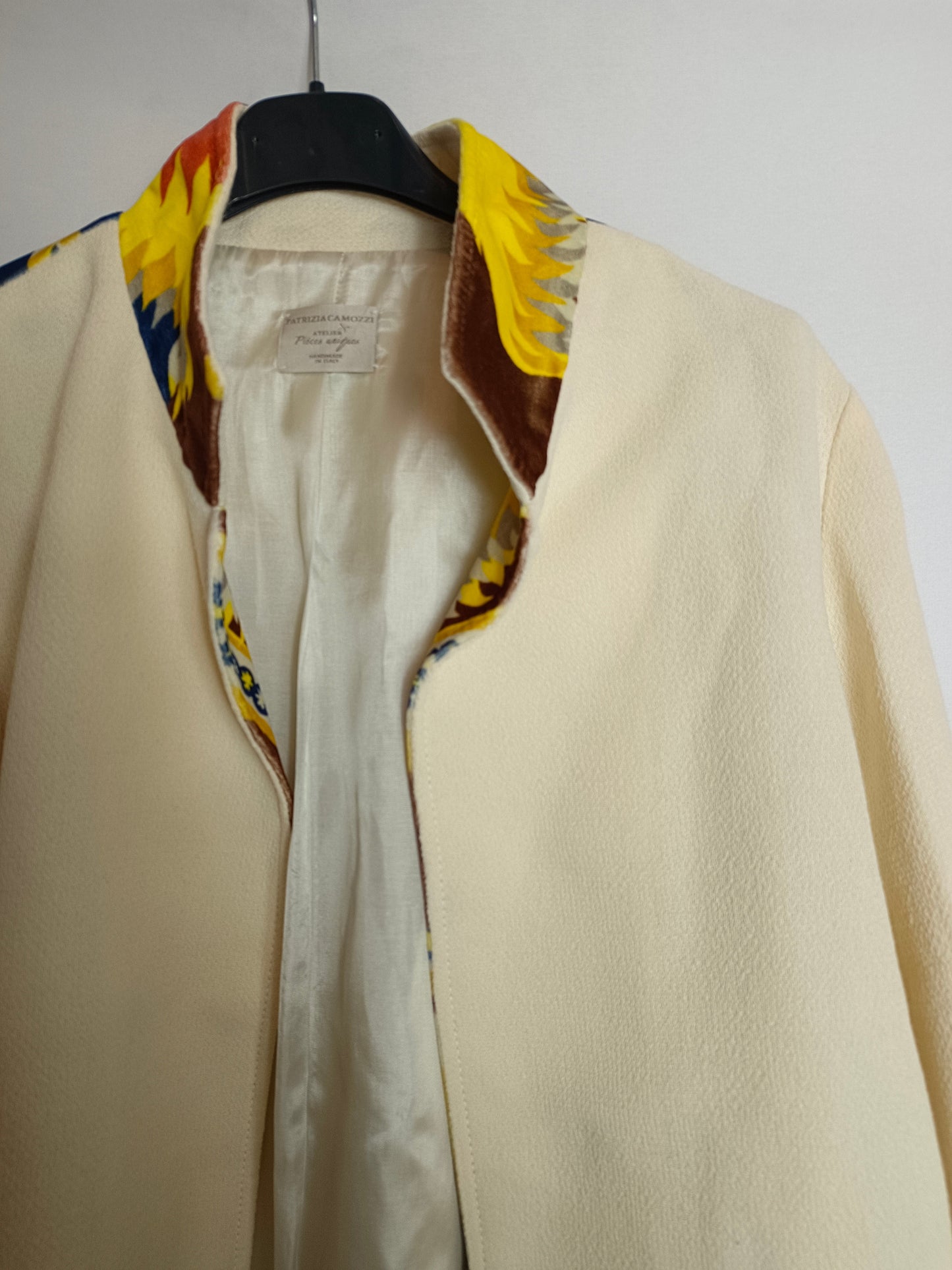 PATRIZIA CAMOZZI. Chaqueta doble textura TU(S)