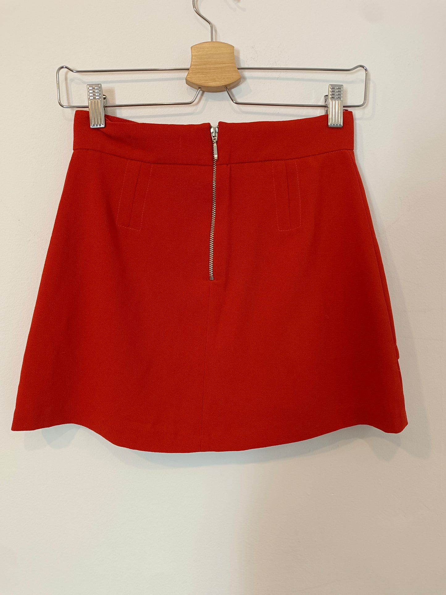 PULL&BEAR. Orange Ts short skirt
