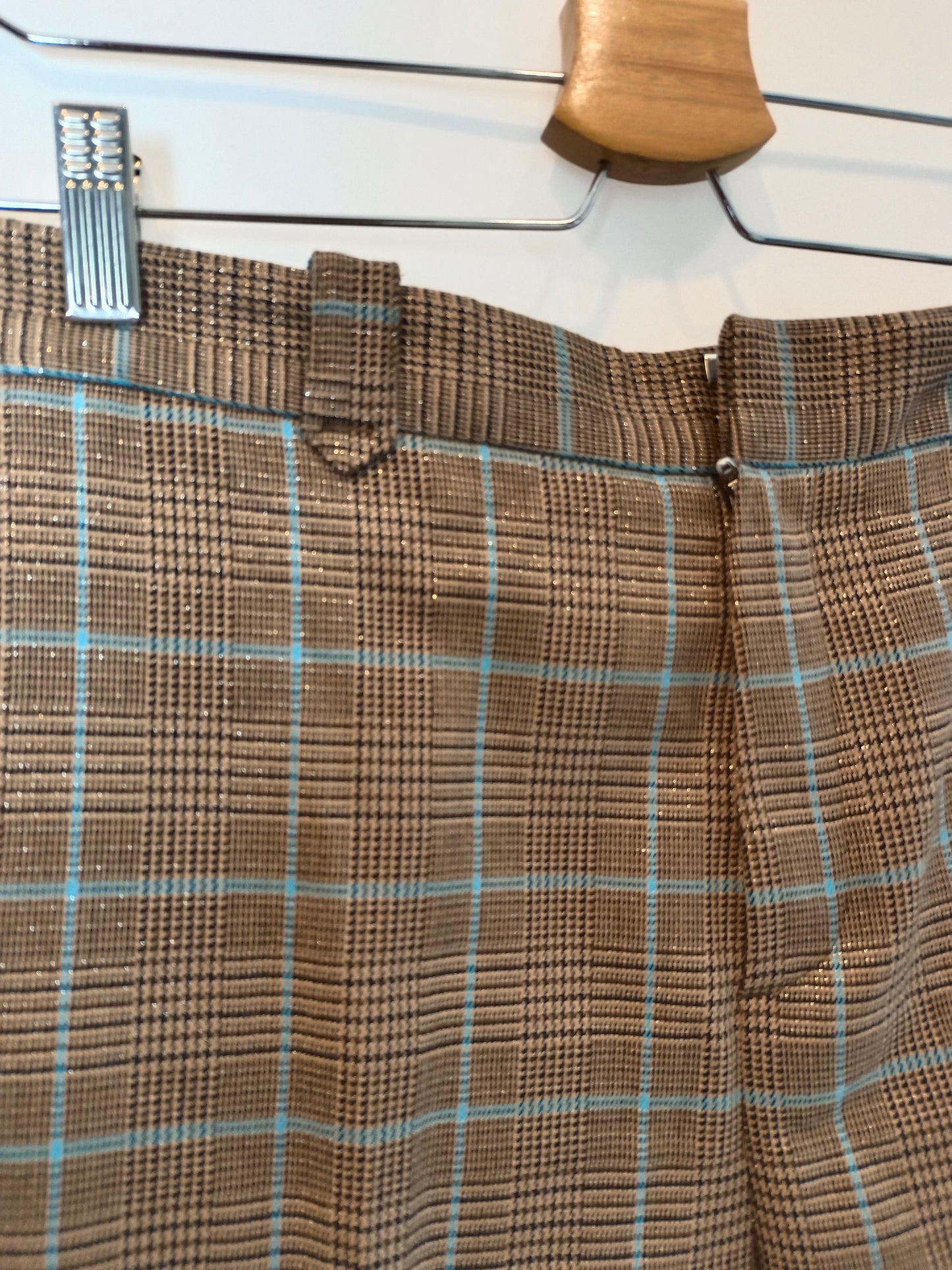 SCALPERS. Checkered trousers with thread detailing Ts