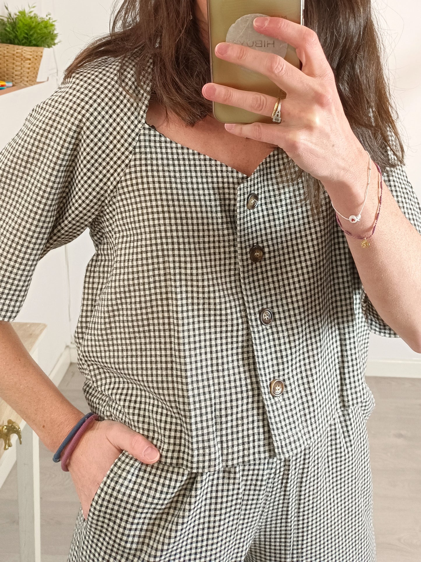 RITA ROW. Total gingham look Ts