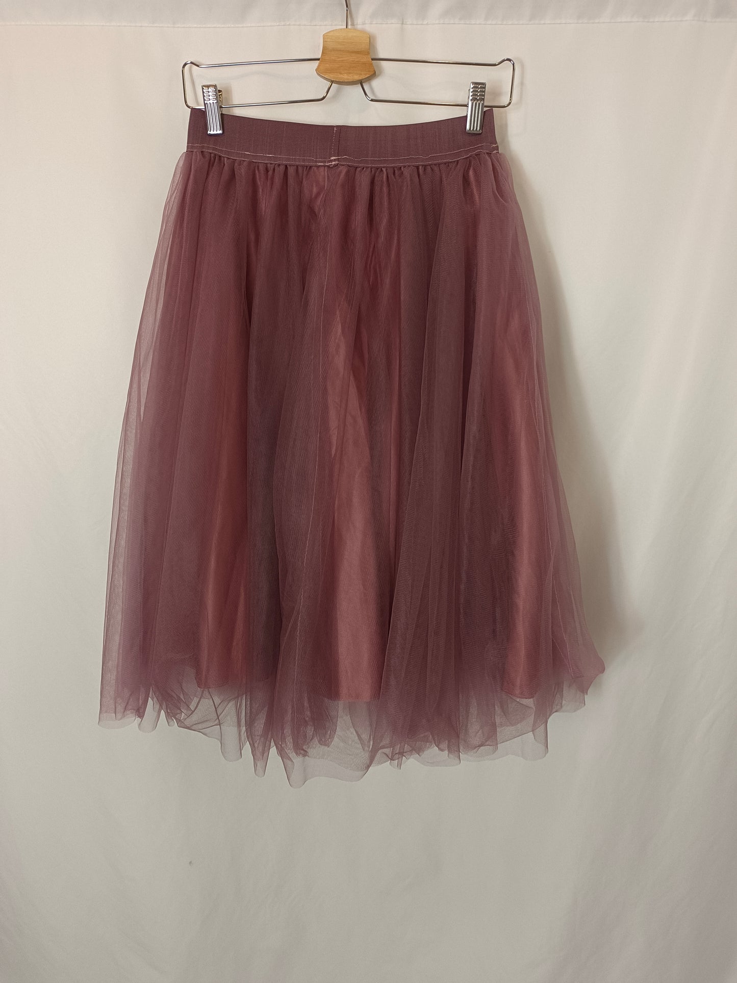 FLOWER BY CHARM'S. Pink tull skirt Tu(34)