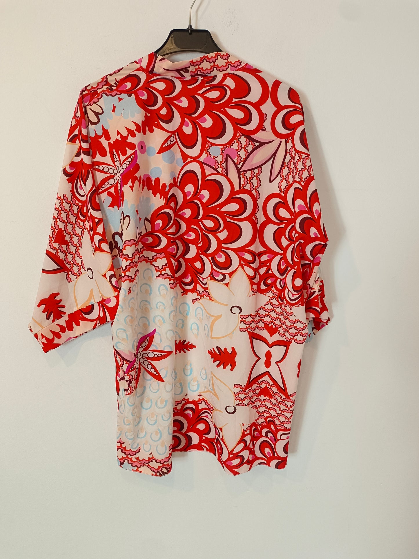 MULAYA. Kimono fluido estampado TU(m)
