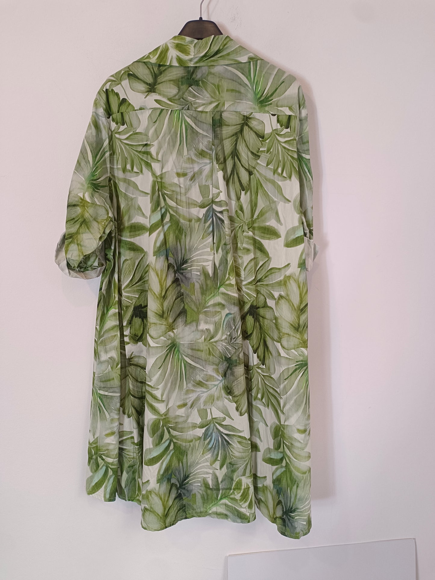 OTHERS. Leaf shirt dress Tm/l