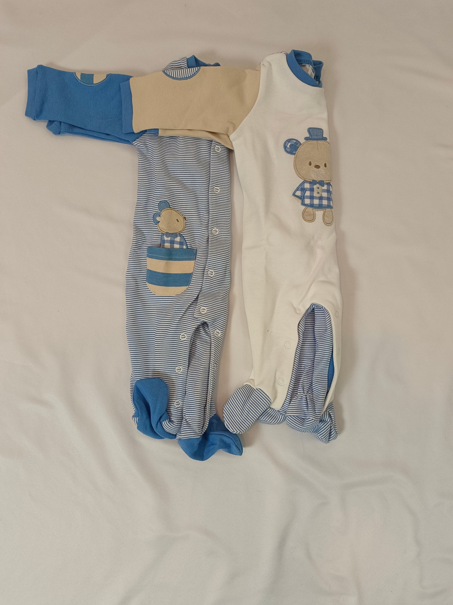 MAYORAL. Striped pajama set, 1/2 months