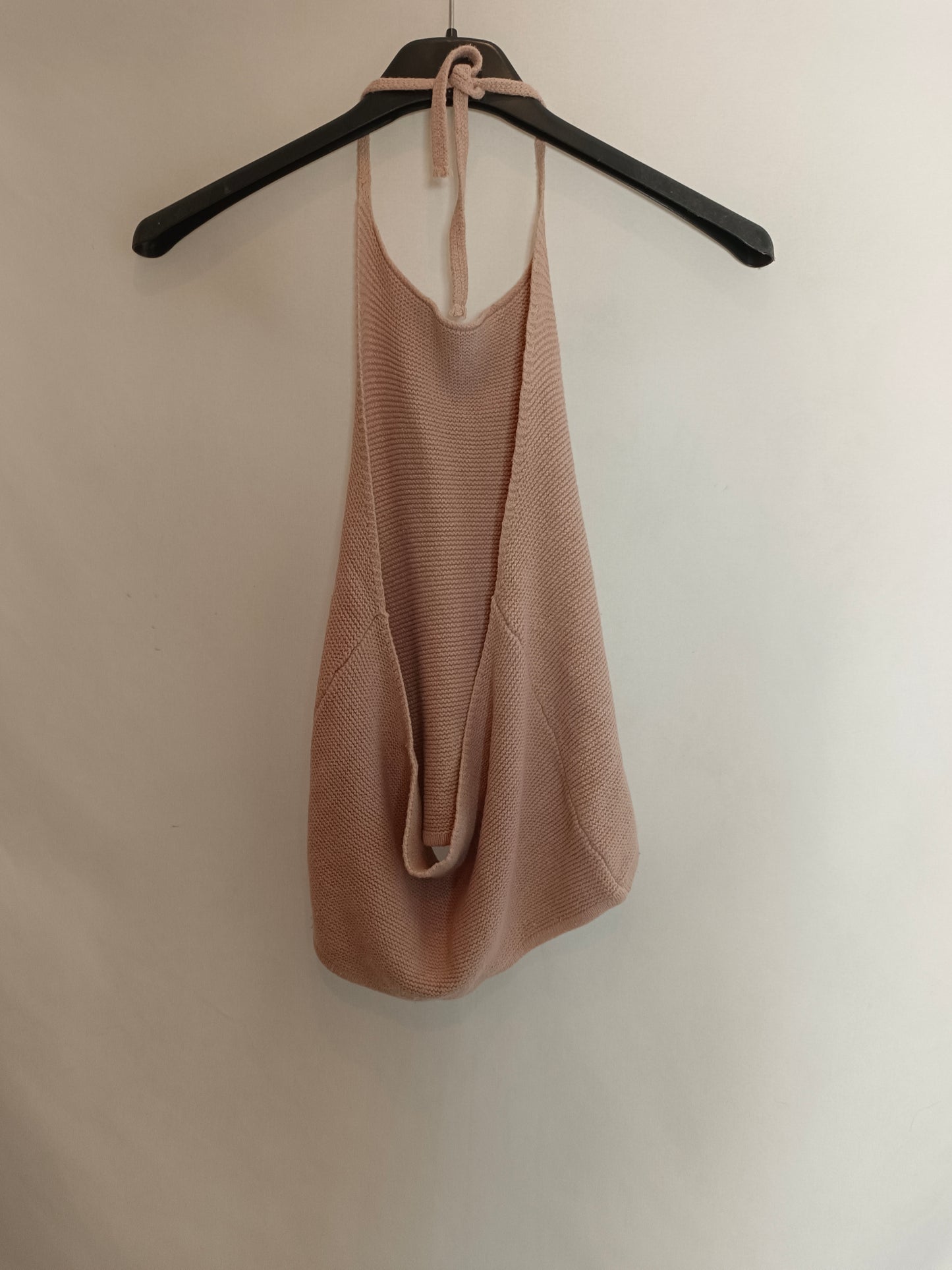 OTHER. Pink top tied around the neck Your(s)