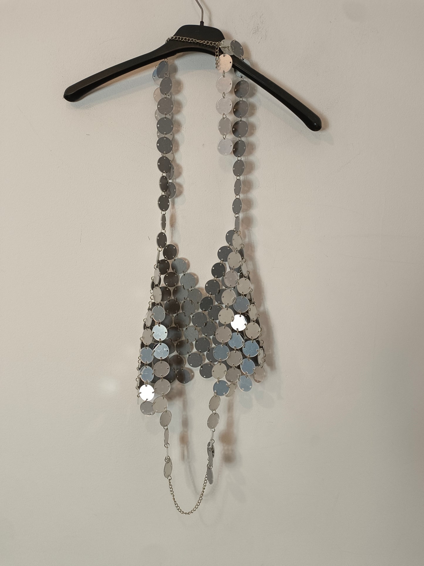 OTRAS. Top tachuelas plateadas TU(s/m)